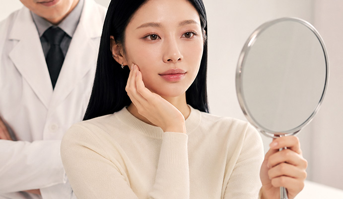 눈밑 해부학 기반 시술